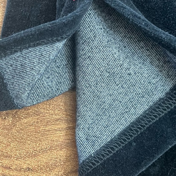 Vintage Victoria secret sport velour pullover mock Foldover turtleneck Sz Large - Picture 5 of 6